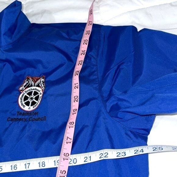 Teamster Cannery Council Port Authority Blue Jacket L 100% Polyester - Picture 5 of 7